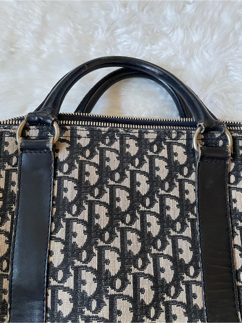 ✨VINTAGE✨ DIOR TROTTER XL DUFFLE BAG - Picture 8 of 16